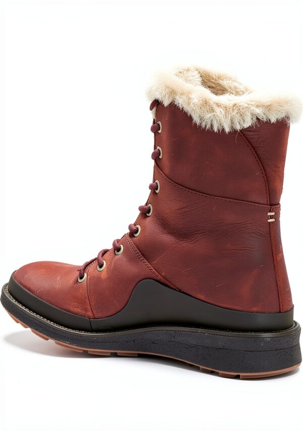 Merrell Tremblant Ezra Lace Polar Wp Stivali alti Donna Rosso Sable-6